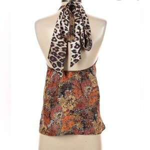 La prestic ouiston  linen and silk halter top size one like new